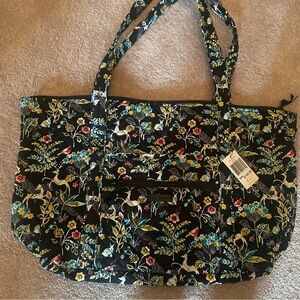 NWOT Vera Bradley Miller Travel Bag in Winter Palace LARGE Tote Shoulder Bag